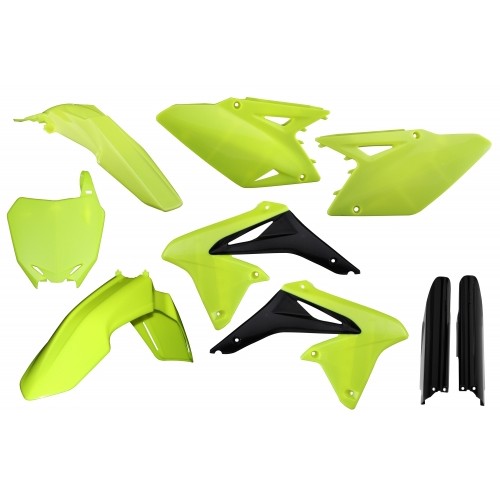 KIT PLÁSTICOS COMPLETO ACERBIS SUZUKI RM-Z 250 2010-2018 AMARELO NEON
